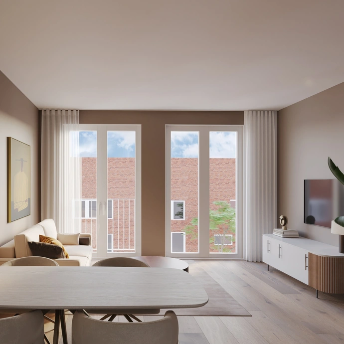 Gebouw Baardmezenstraat - Woningtype G 